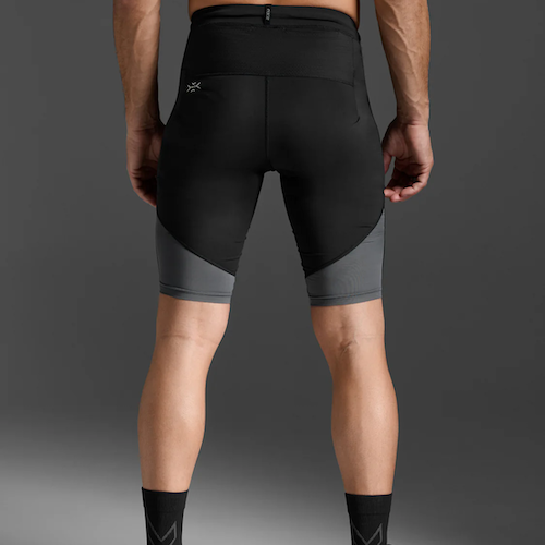 2XU Mens Light Speed REACT Compression Shorts (Running)