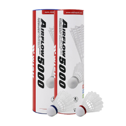 Wish Nylon Air Flow 5000 Shuttlecocks (pack of 6) Speed