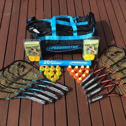 Speedminton 10 Racket Senior School Set