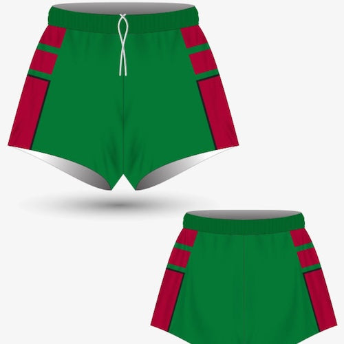 BK Sublimation Rugby Shorts (Unisex Adults/Kids) Athletic Fit