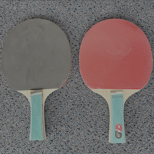Table Tennis Bat (One Side Smooth/One Side Pimpled)