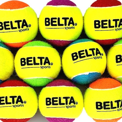 Belta Coloured Tennis Training Balls (60 balls)
