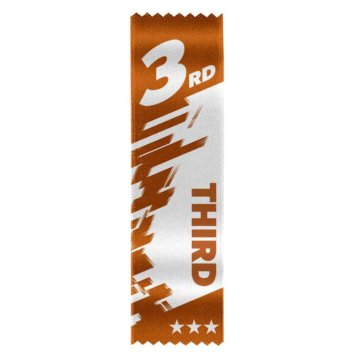 Place Ribbons (20cm x 5cm) Modern Design (set of 100)