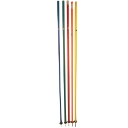 Patrick 1 Piece (1.6m x 25mm Diameter) Agility Pole with Fixed Base