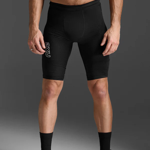 2XU Mens Light Speed REACT Compression Shorts (Running)