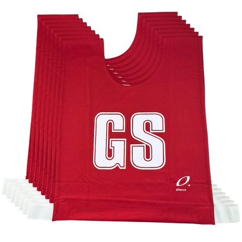 Alliance Elastic Polyester Netball Bibs (set of 7)