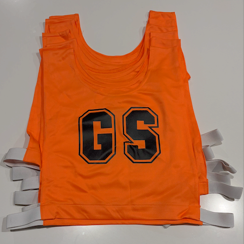 Belta Elastic Micro Mesh Netball Bibs (set of 7)