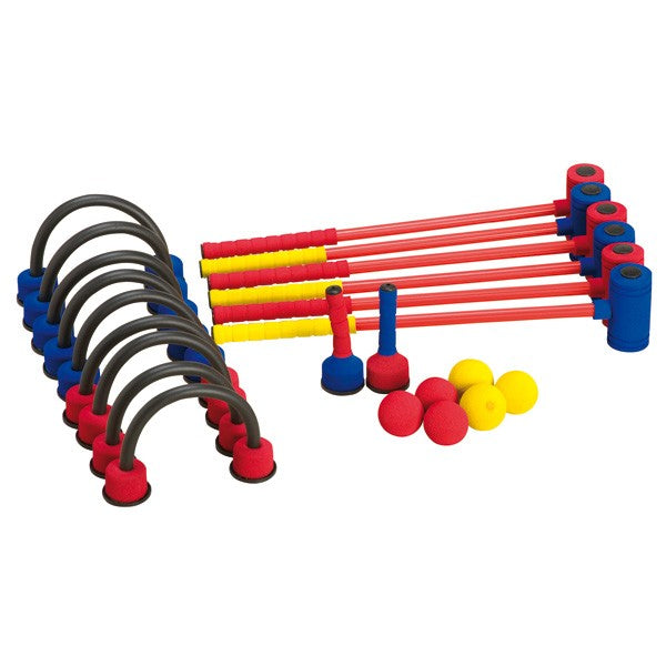 Foam 6 Player Croquet Set