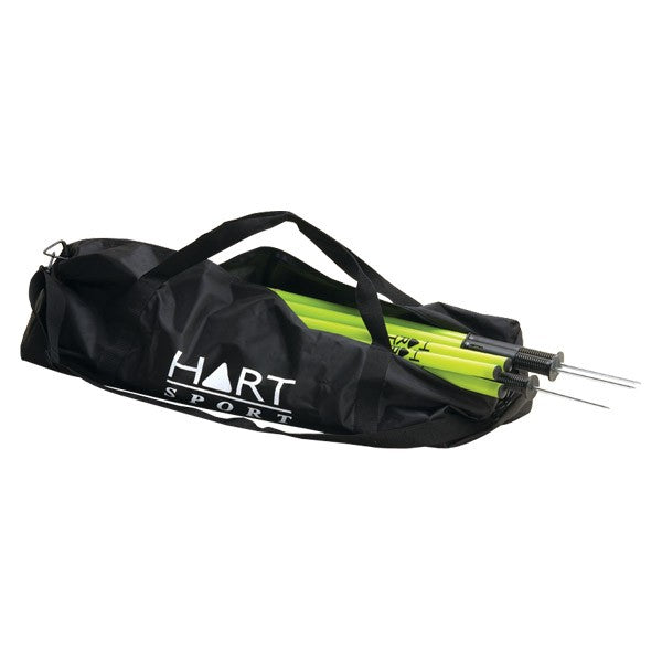 Hart 2 Piece (1.73m) Agility Poles with Removable Spring Bases (set of 10)