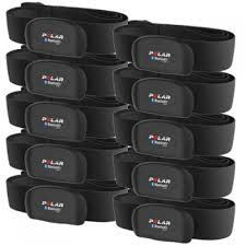 Polar H10 Bluetooth Heart Rate Sensors (10 Pack Team Kit)  (Black)