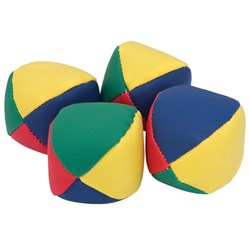 Multi-Colour Juggling Balls (set of 4)
