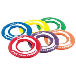 Soft Toss Frisbees (set of 6)