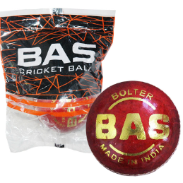BAS Bolter Cricket Ball  RED