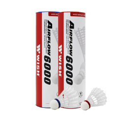 Wish Nylon Air Flow 6000 Shuttlecocks (pack of 6)