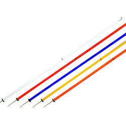 Patrick 2 Piece (1.6m x 25mm Diameter) Agility Pole with Screw Base