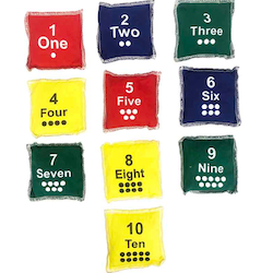 Alliance Cotton Bean Bags Set of 10 (Numbers 1-10)