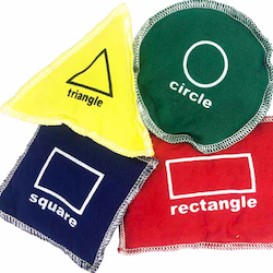 Alliance Cotton Shape Bean Bags (set of 4)