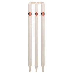 Gray-Nicolls Senior Wooden Club Stumps (6 stumps + 4 bails)