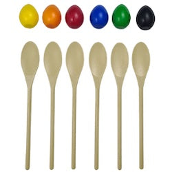 Egg & Spoon Race Set (Set of 6)