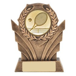 130mm Insert Trophy (Antique Gold) incl 50mm Aluminium Insert & Engraving