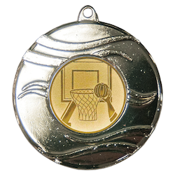50mm Insert Medal Raza (Silver) incl 25mm Aluminium Insert & Engraving