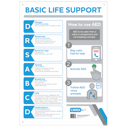 CPR Wall Chart (30cm x 45cm) Poly