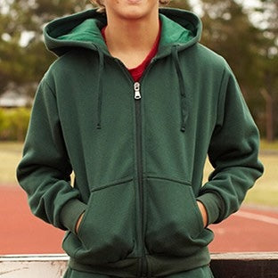 Bocini Zip Through Fleece Hoodie (Unisex Adults CJ1062/Kids CJ1063)
