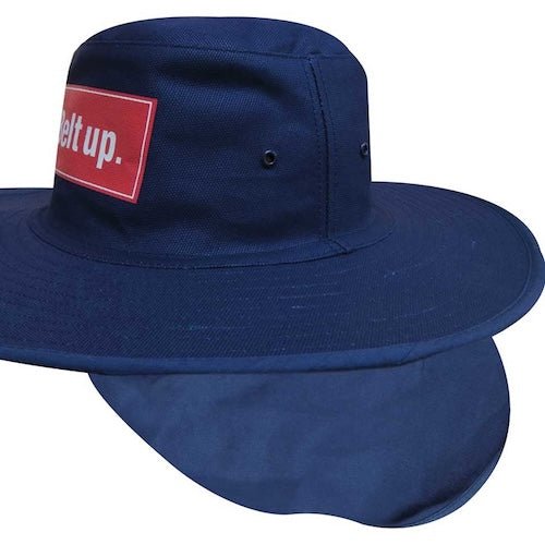 Headwear Professionals 4055 Canvas Sun Hat with Flap (S/M/L/XL)