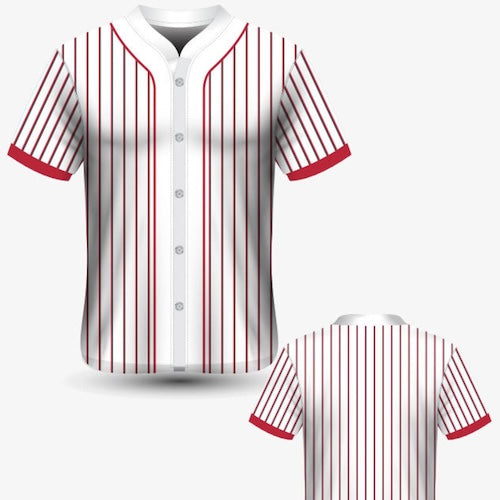 BK Sublimation Baseball Top (Button Through) Mens/Ladies/Kids (Athletic Fit)