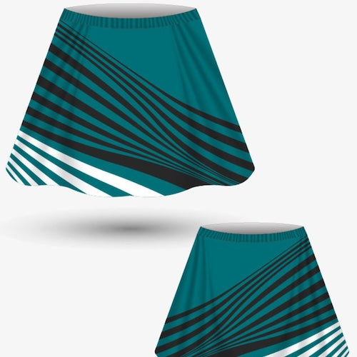 BK Sublimation Netball Skirt with Elasticated Waist (Ladies/Girls)