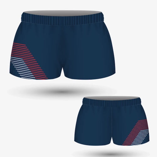 BK Sublimation Womens Shorts (Ladies/Girls) Athletic Fit