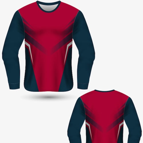 BK Sublimation Long Sleeve Tees (Mens/Ladies/Kids) Athletic Fit