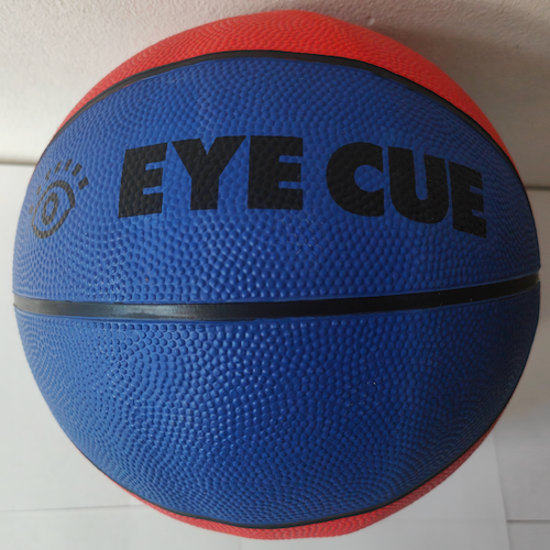 Eye Cue Rubber Basketball