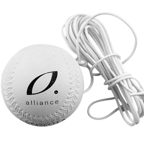 Alliance Rubber Tee Ball (9inch) Sponge Centre (on Elastic Tether)