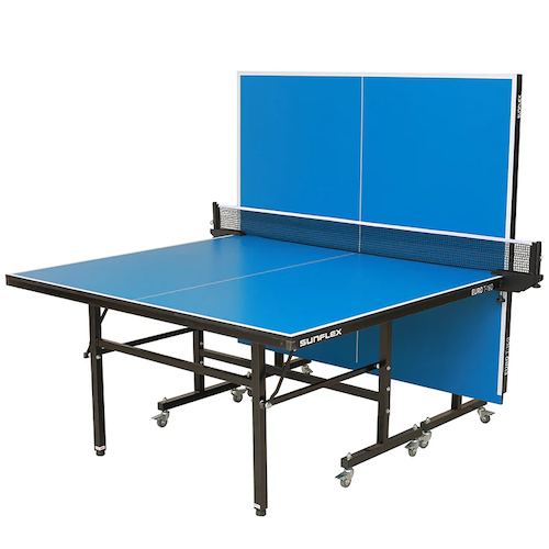 2 x Sunflex Euro T-160 Indoor Table Tennis Tables (16mm MDF)
