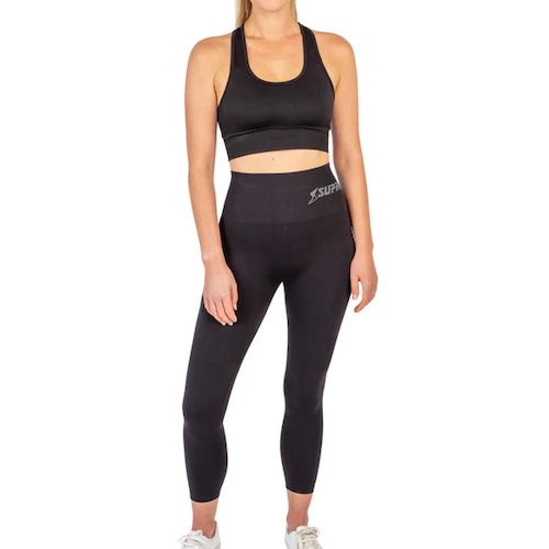 Supacore Women's KATHY Patented Coretech Power Running Leggings (with Pocket)