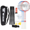 Wish 4 Player Badminton Set
