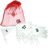 PVC Marker Flags Set (Numbered 1-20)
